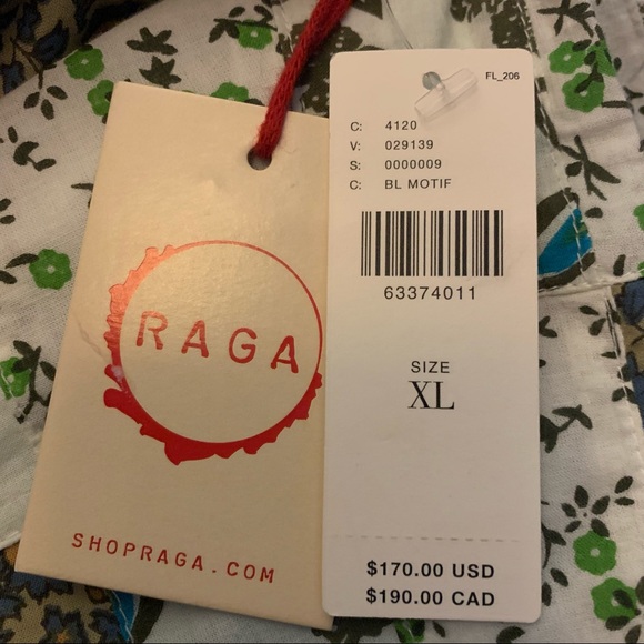 🆕 Anthropologie Raga Floral Patchwork Maxi Skirt Aqua Green Tan - Picture 6 of 9